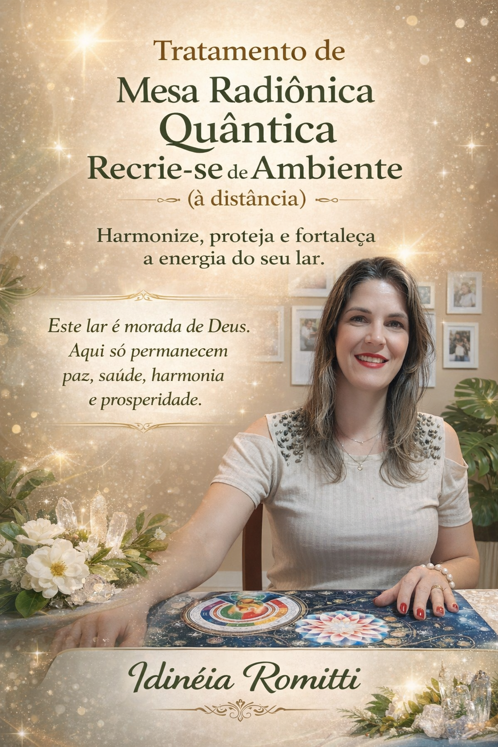 Talvez não seja você e sim  a energia da sua casa! Mesa Radiônica Quântica Recrie-se de Ambiente