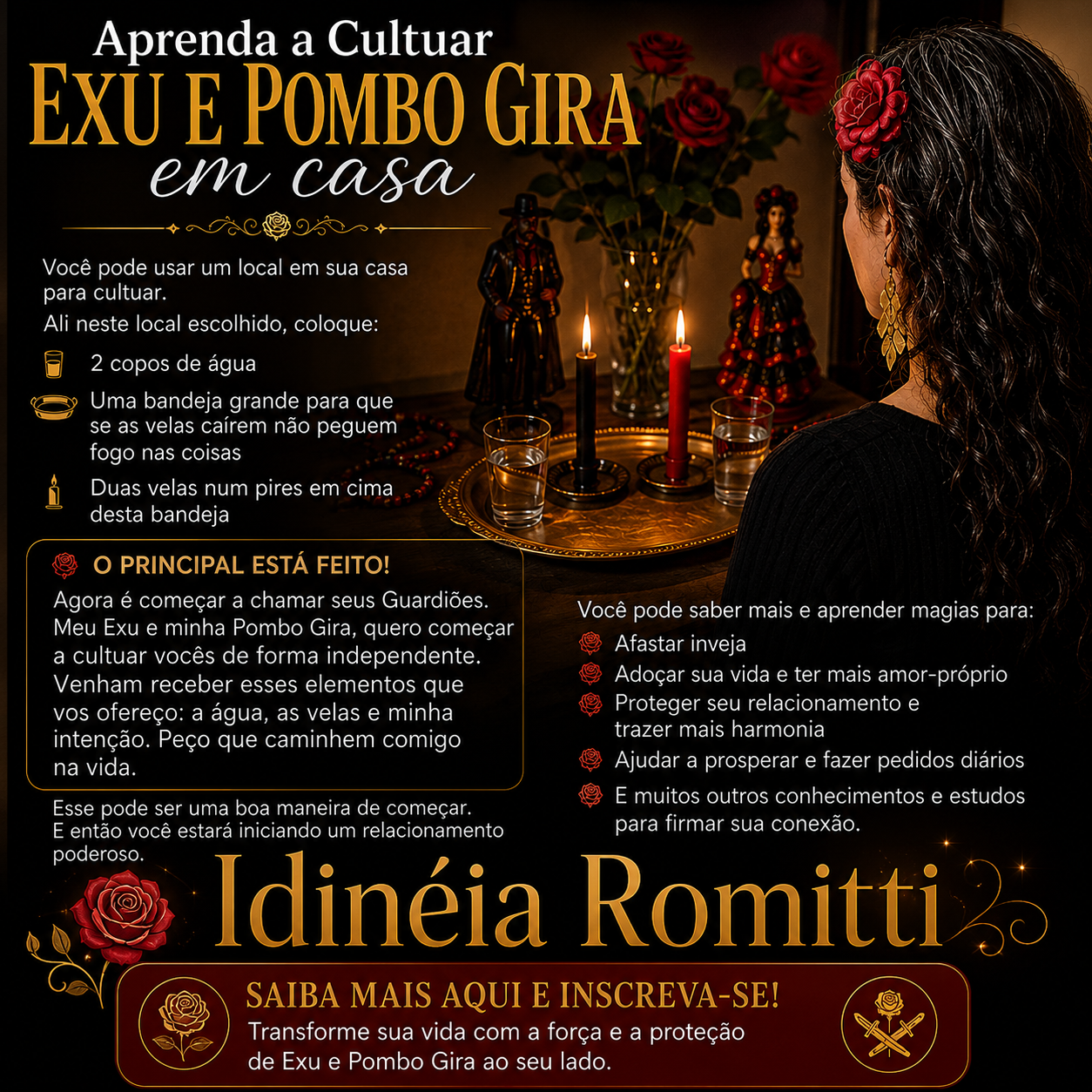Aprenda a Cultuar Exu e Pombo Gira em Casa