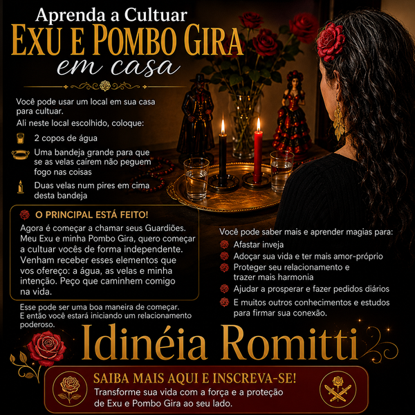 Aprenda a Cultuar Exu e Pombo Gira em Casa
